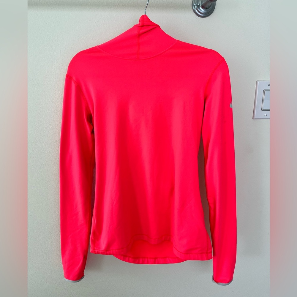 Nike Pro Dri-Fit neon pink pullover hoodie. Size Medium.